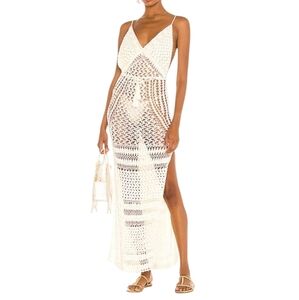 FLOOK‎ RYLEE CROCHET MAXI DRESS IVORY XS